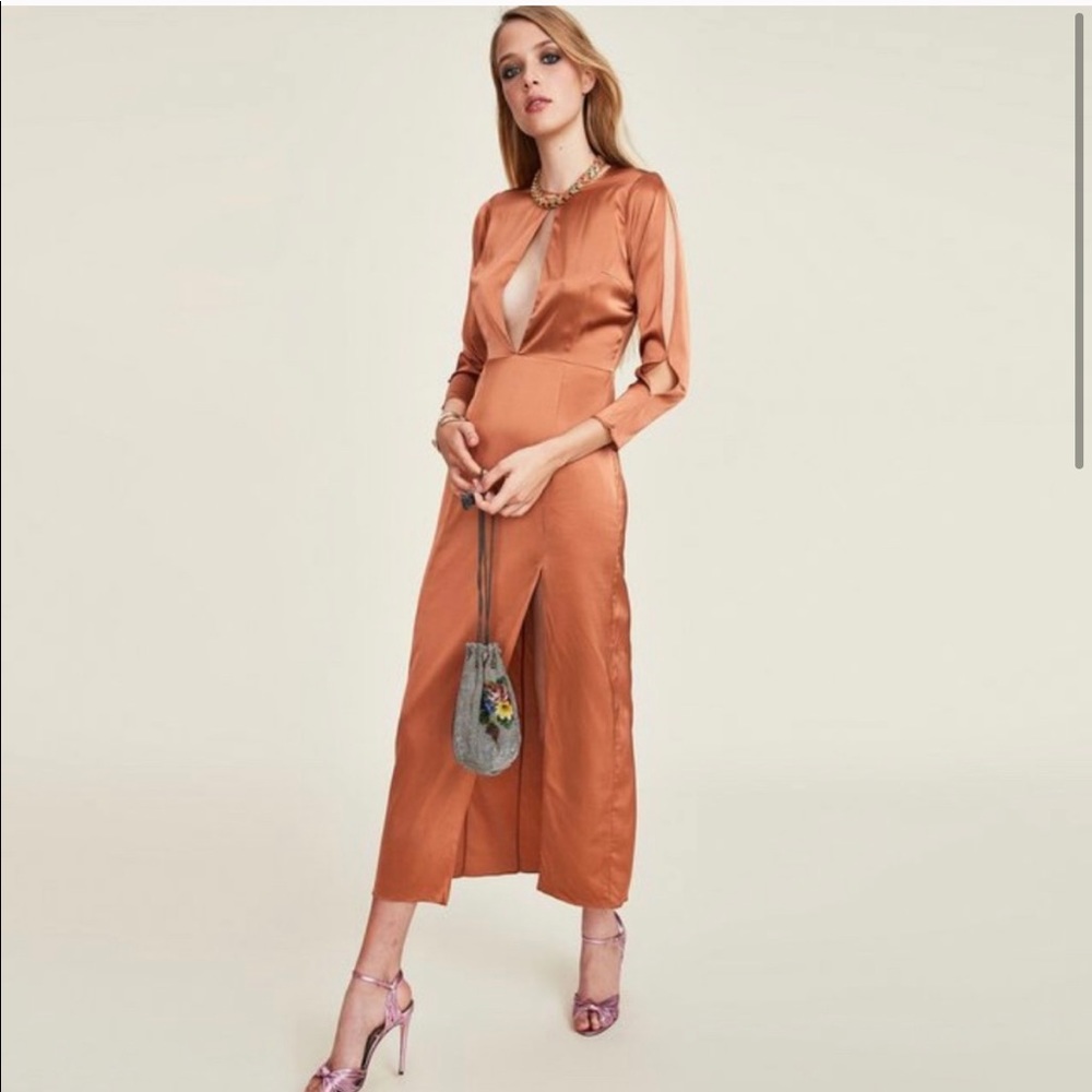 NWT LPA revolve silk midi slip dress - Picture 3 of 7